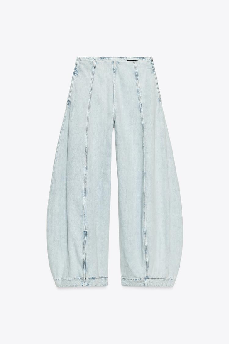 High-Rise Balloon Jeans