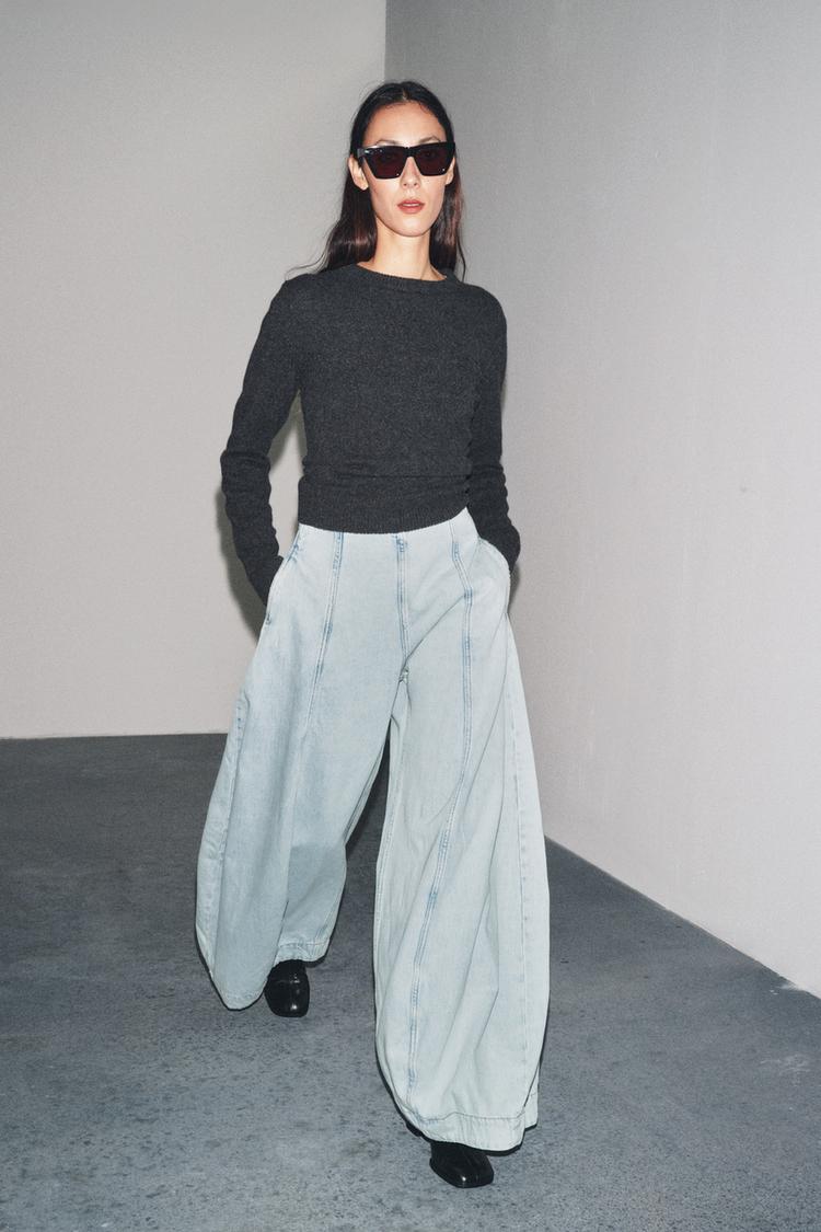 High-Rise Balloon Jeans