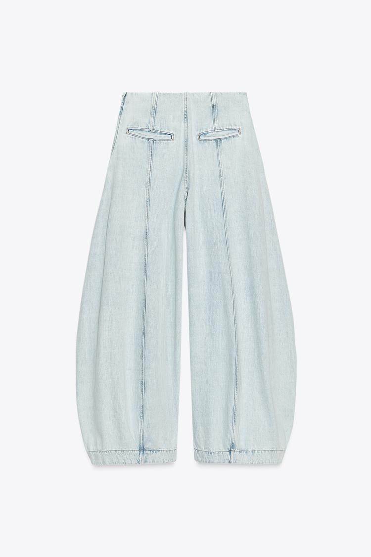High-Rise Balloon Jeans